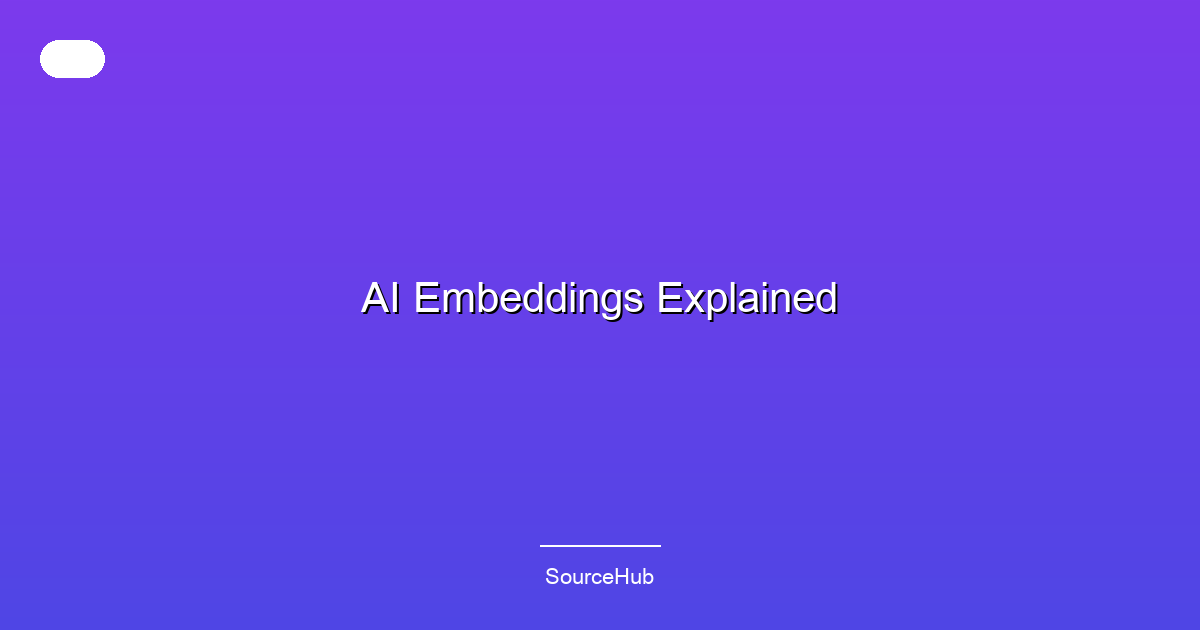 AI Embeddings Explained