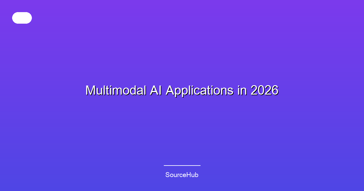 Multimodal AI Applications in 2026