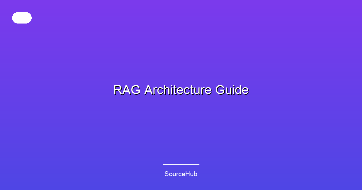 RAG Architecture Guide