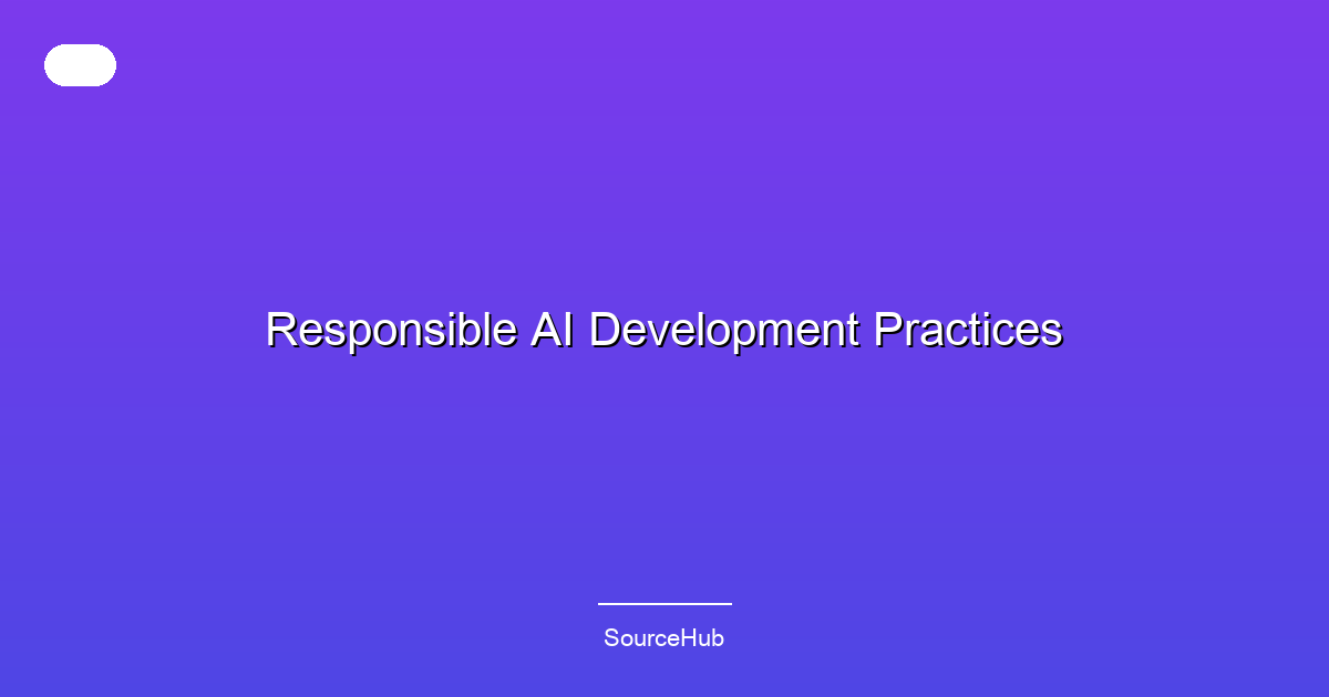 Responsible AI Development Practices
