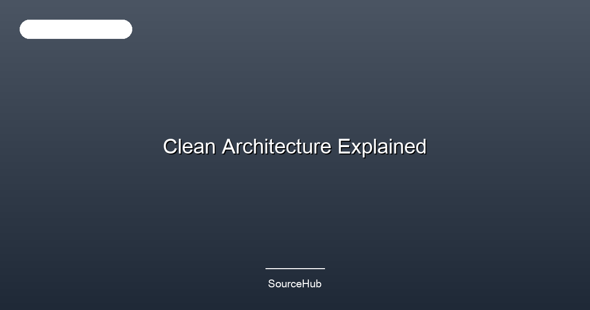 Clean Architecture Explained