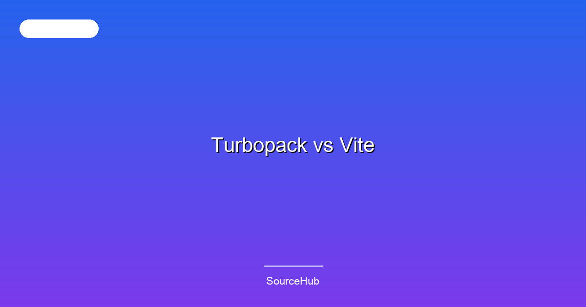 Turbopack vs Vite