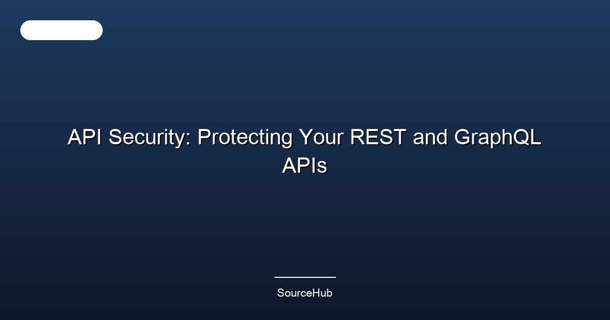 API Security: Protecting Your REST and GraphQL APIs