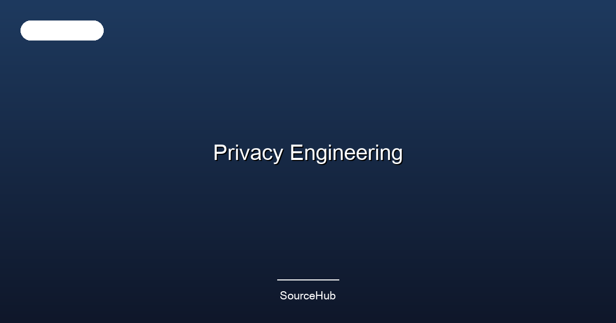 Privacy Engineering
