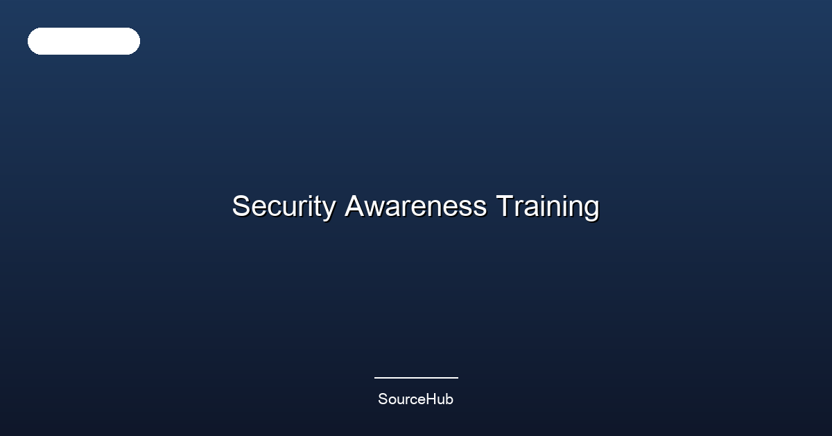 Security Awareness Training