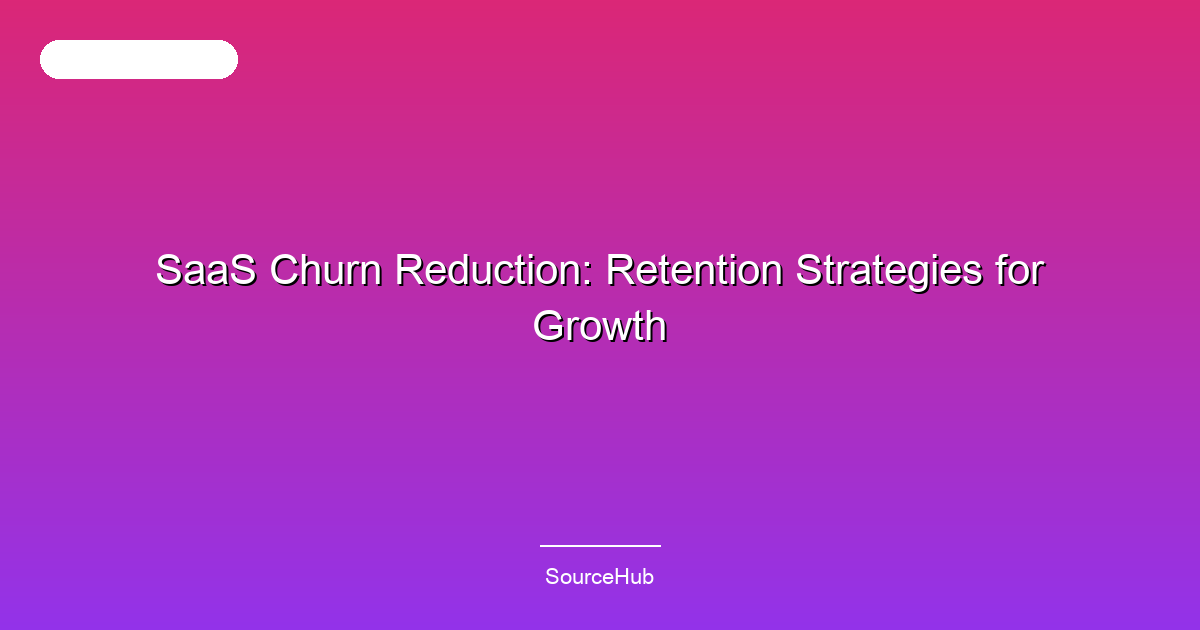 SaaS Churn Reduction: Retention Strategies for Growth