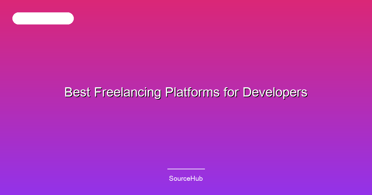 Best Freelancing Platforms for Developers
