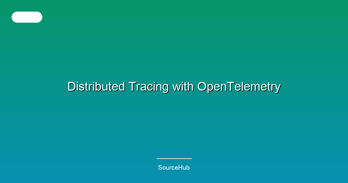 Distributed Tracing with OpenTelemetry