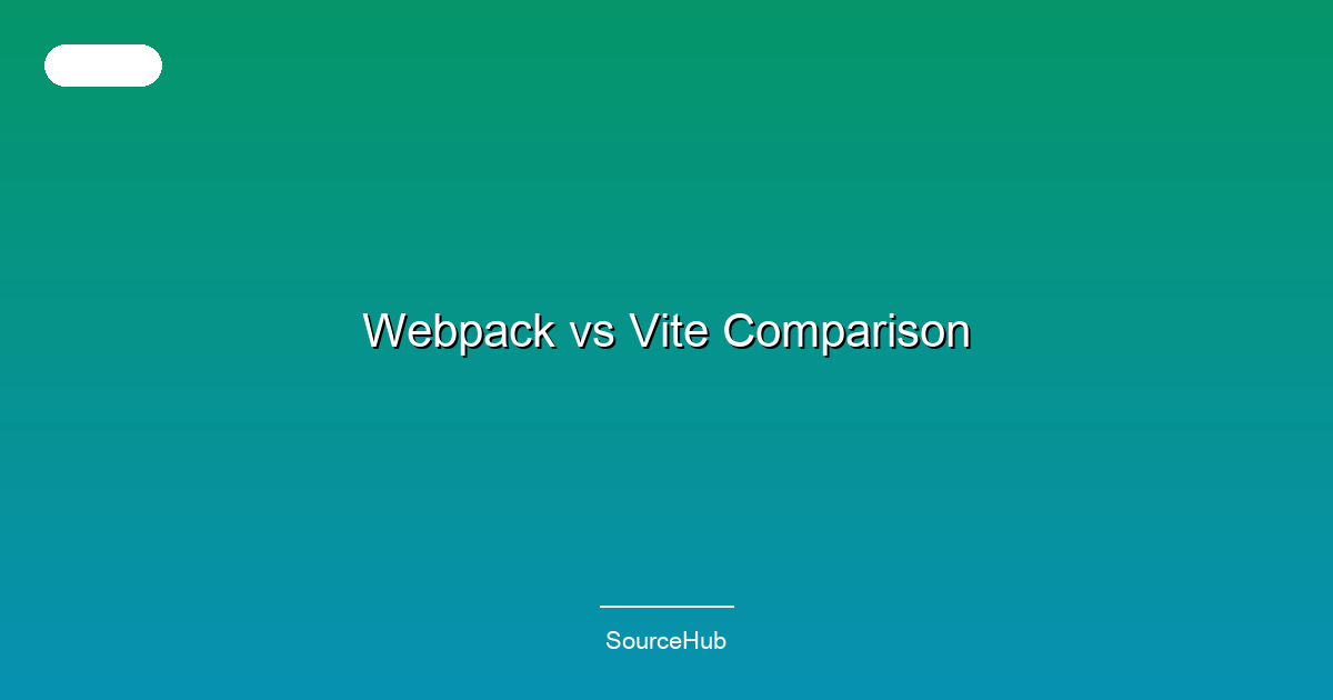 Webpack vs Vite Comparison
