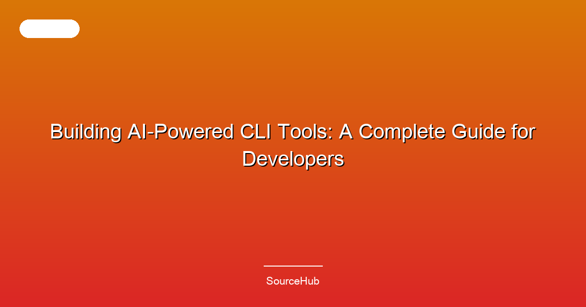 Building AI-Powered CLI Tools: A Complete Guide for Developers