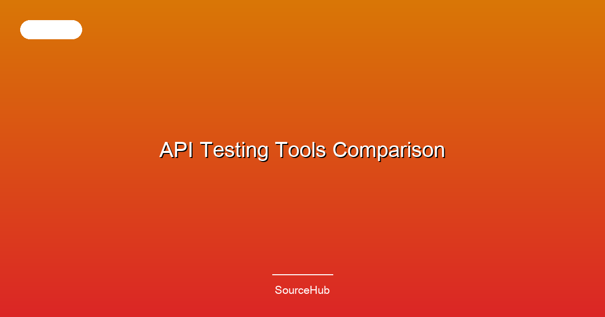 API Testing Tools Comparison