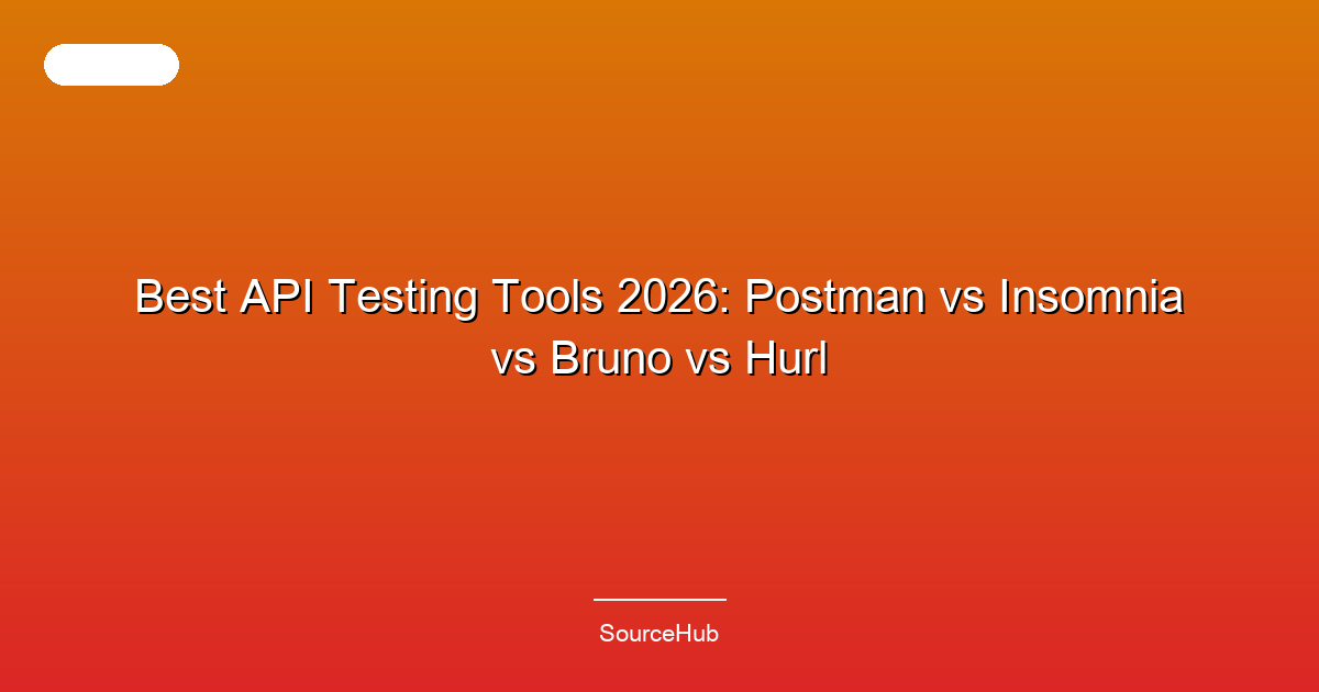 Best API Testing Tools 2026: Postman vs Insomnia vs Bruno vs Hurl