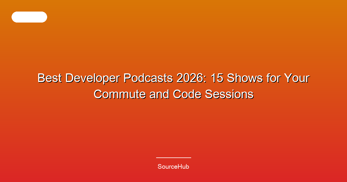 Best Developer Podcasts 2026: 15 Shows for Your Commute and Code Sessions