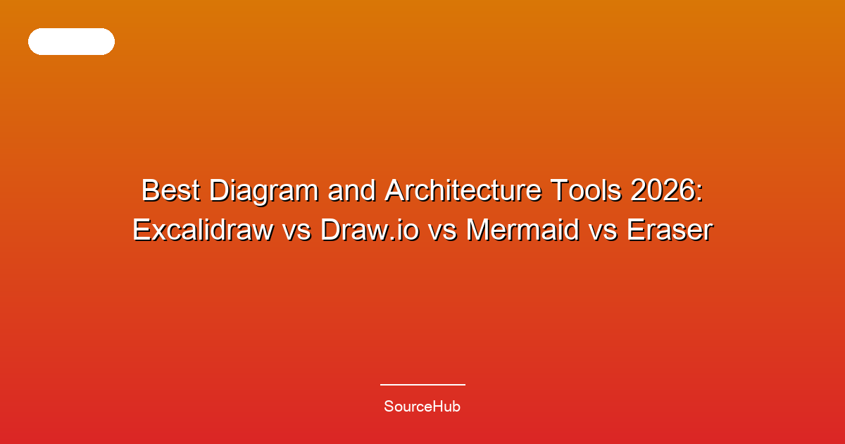 Best Diagram and Architecture Tools 2026: Excalidraw vs Draw.io vs Mermaid vs Eraser