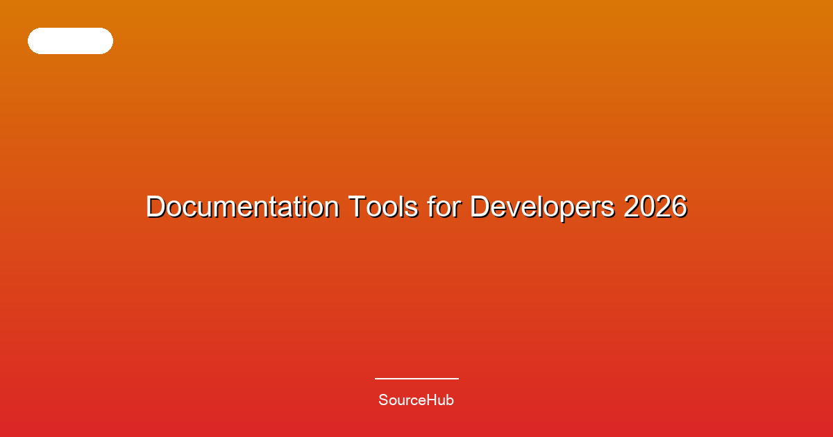 Documentation Tools for Developers 2026
